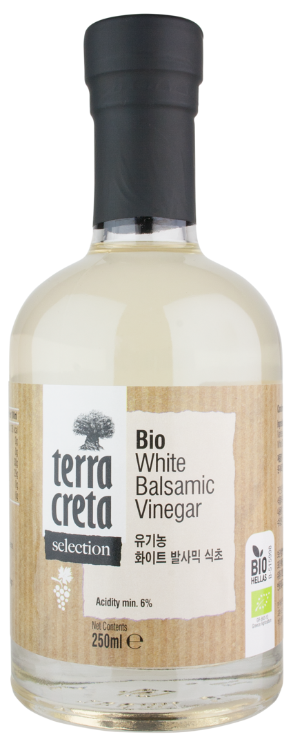 Naturbelassener Balsamic Weiß Vinegar Terra Creta 250ml