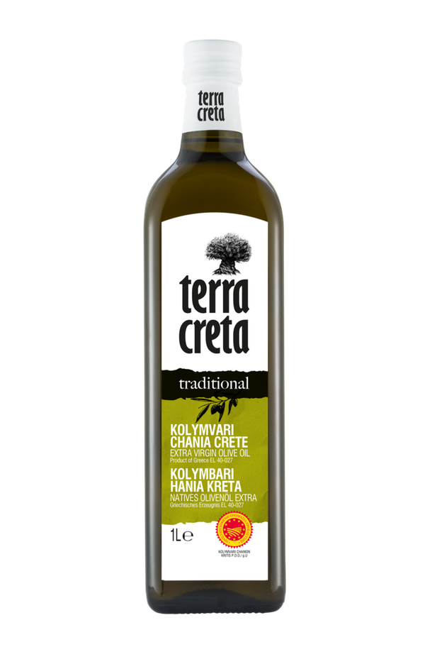 Kreta Olivenöl 1l Flasche Terra Creta Traditional Line g.U.
